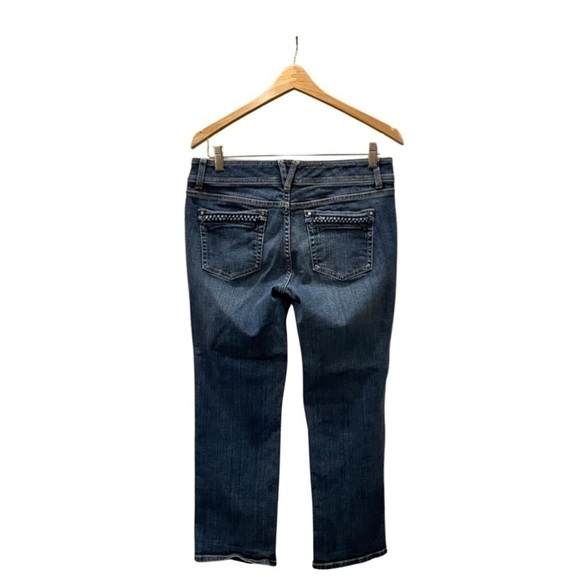 𝅺WHITE House Black Market Capri Jeans Women’s Size 6. - Picture 15 of 16